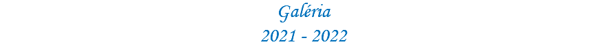 Galéria 2021 - 2022